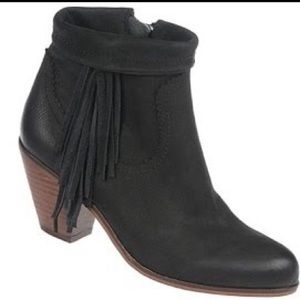 Sam Edelman Louie Fringe Western Ankle Bootie